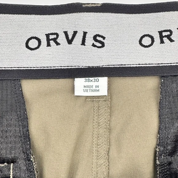 Orvis Men's 38x30 Stretch Water Repellent Outdoor/Golf/Fish/Hike Pants - Picture 5 of 9